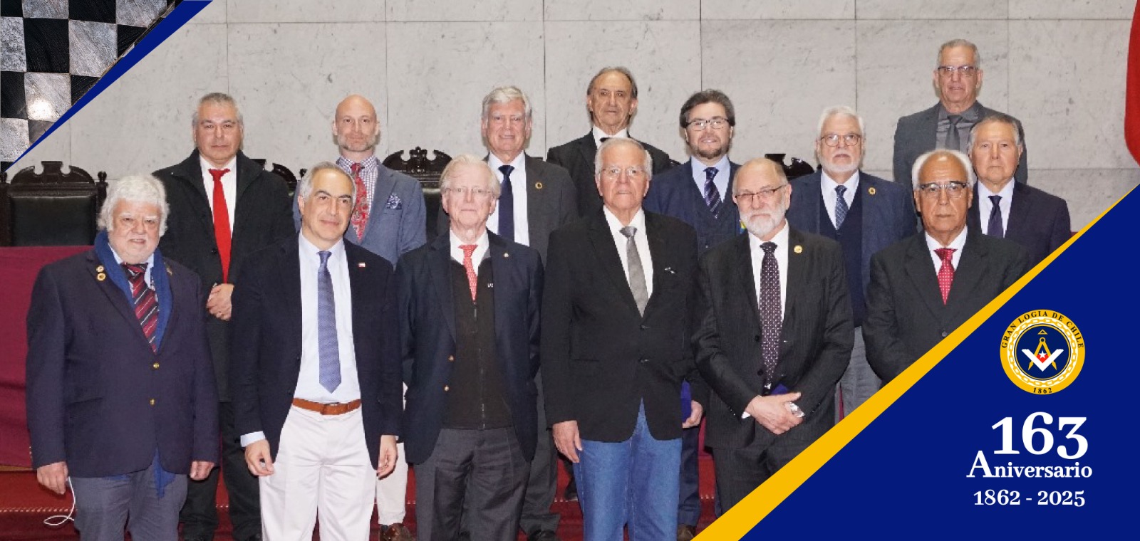 Gran Logia de Chile visita el Senado en el marco de su aniversario 163
