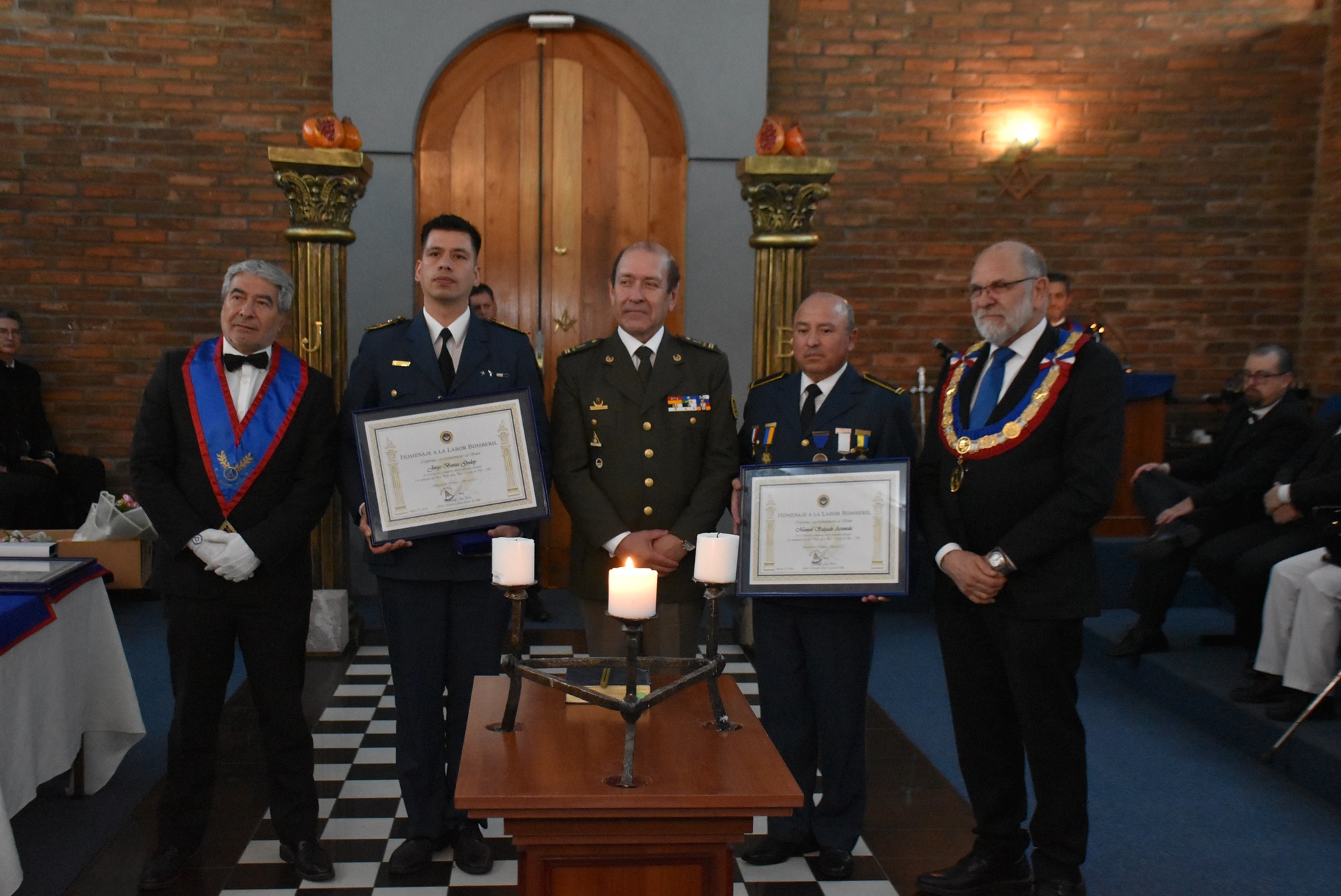 Homenaje a Bomberos de San Pedro de la Paz y Chiguayante