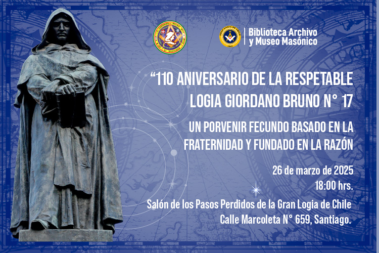Exposición "110 Aniversario de la Respetable Logia Giordano Bruno N°17"