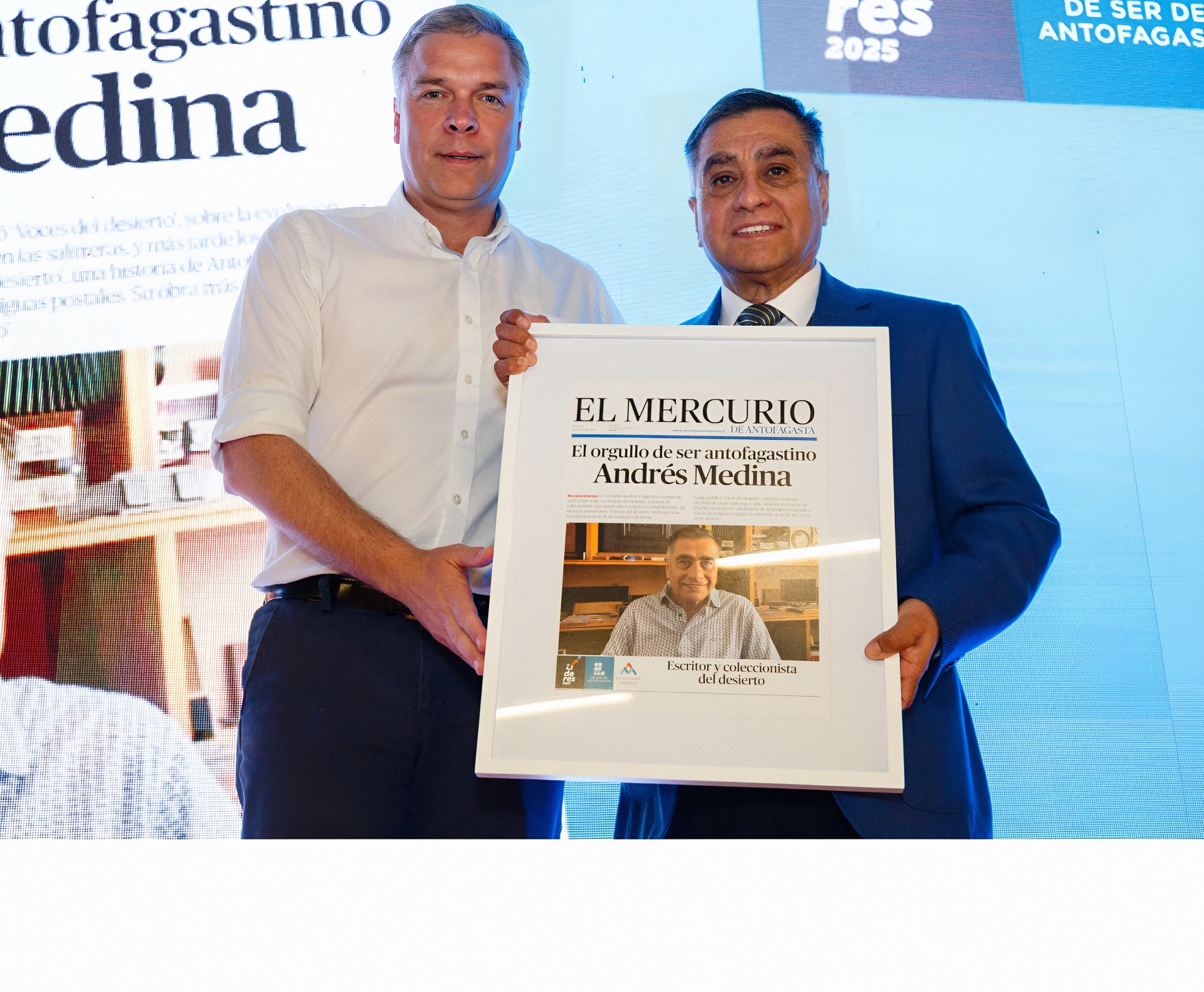 Escritor de Letras Laicas es distinguido por la Municipalidad de Antofagasta