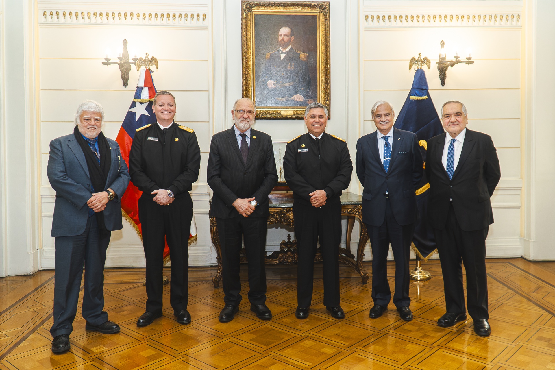 Visita protocolar al Comandante en Jefe de la Armada