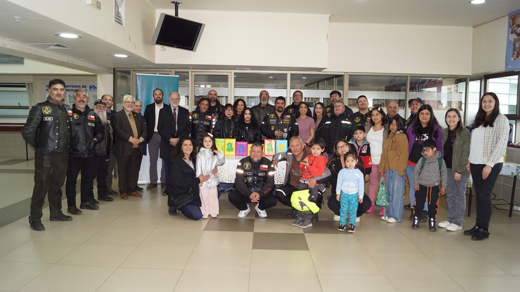 Motociclistas “Brothers on the Road” entregan donación en el Hospital Regional de Temuco