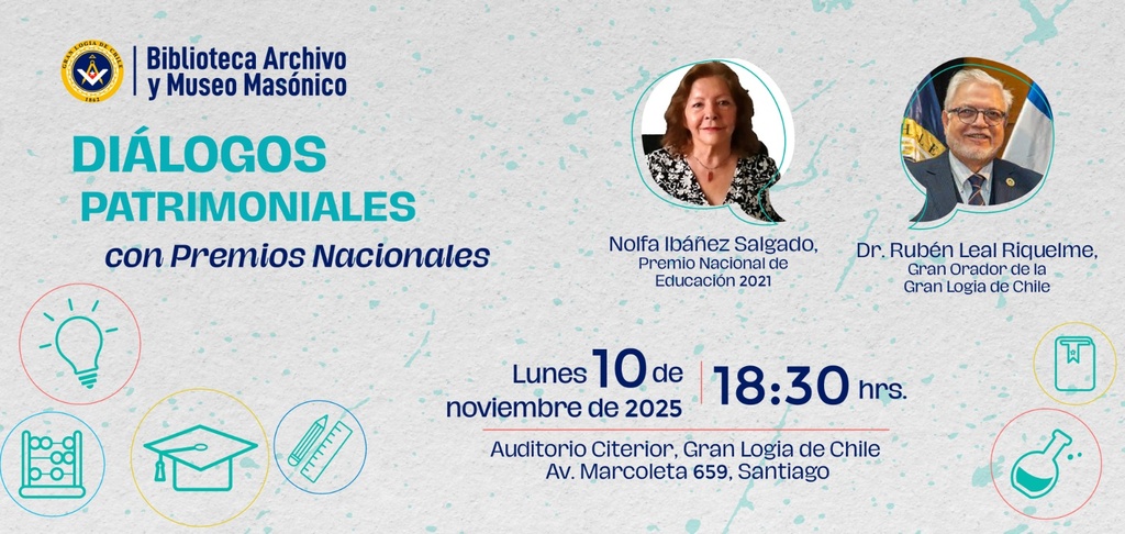 Diálogos Patrimoniales BAM: Premio Nacional de Educación y Gran Orador conversar sobre educación