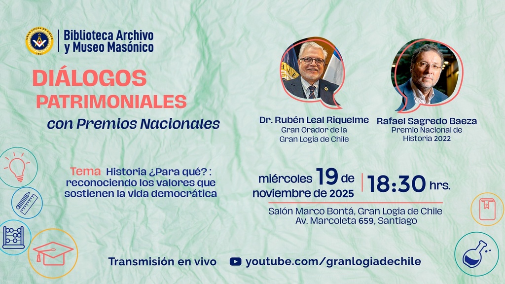 Rafael Sagredo, Premio Nacional de Historia, conversa con Gran Orador