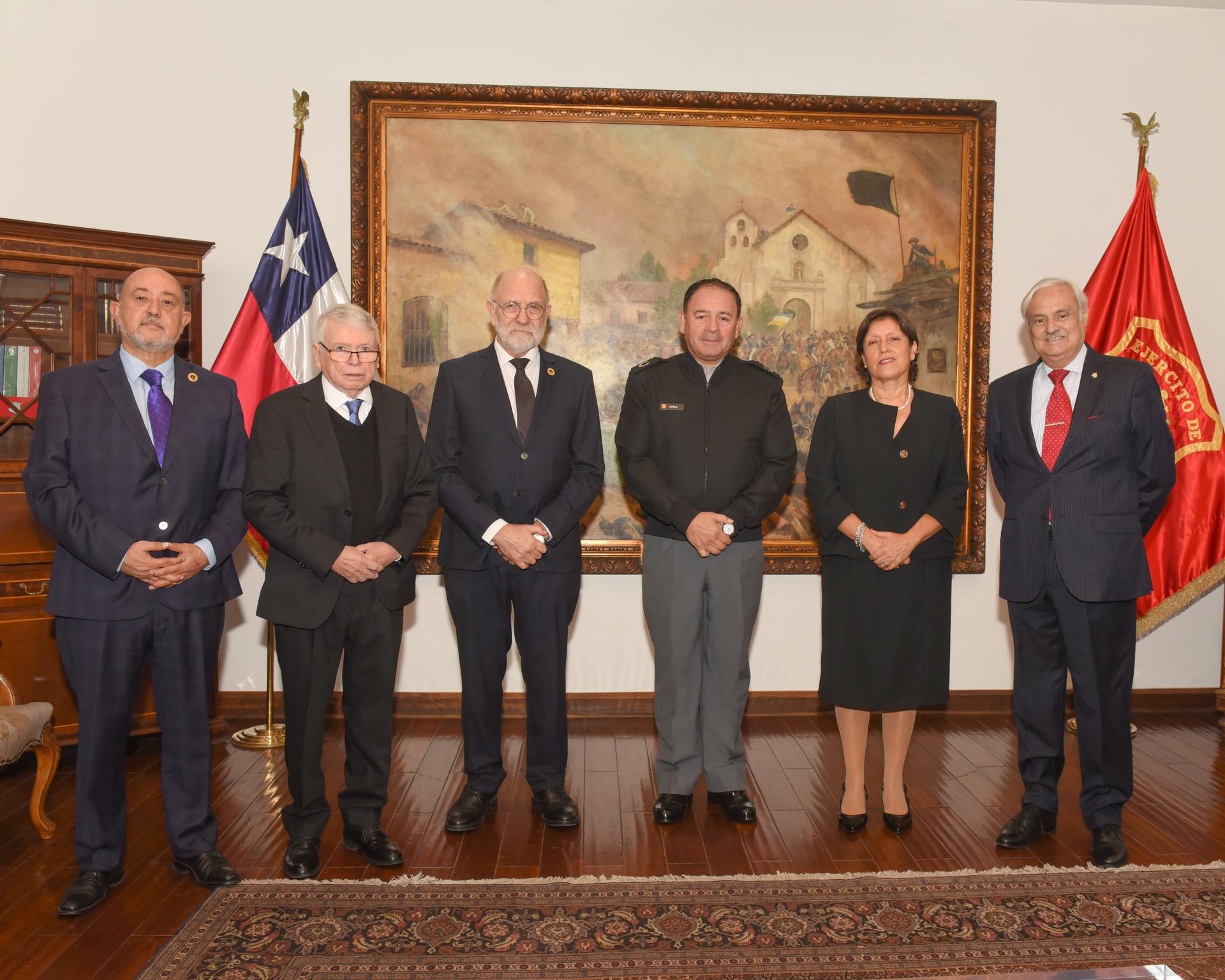 Masonería realiza saludo protocolar a General Varela