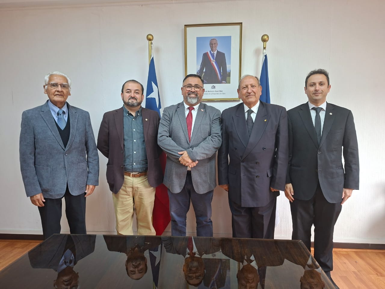 Masonería realiza saludo protocolar a Delegado Presidencial de Coquimbo