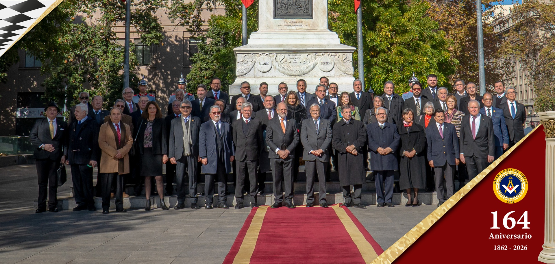 Gran Logia rinde homenaje al Padre de la Patria