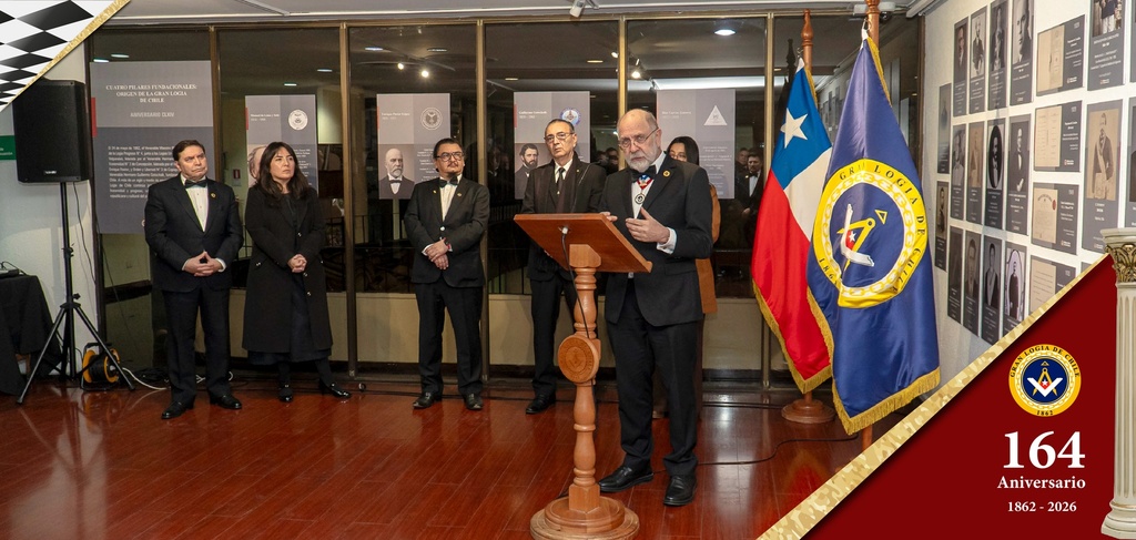 Gran Logia de Chile inaugura exposición sobre sus orígenes