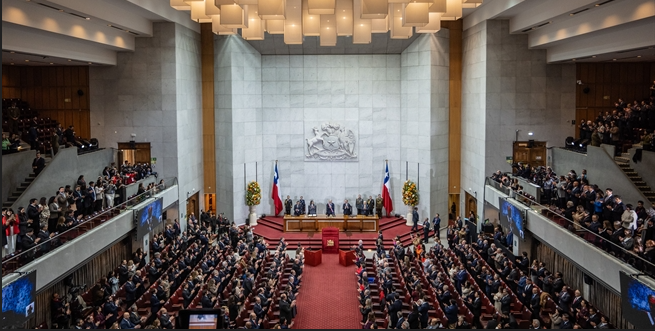 Gran Maestro Sebastián Jans P. asiste a cuenta pública Presidencial