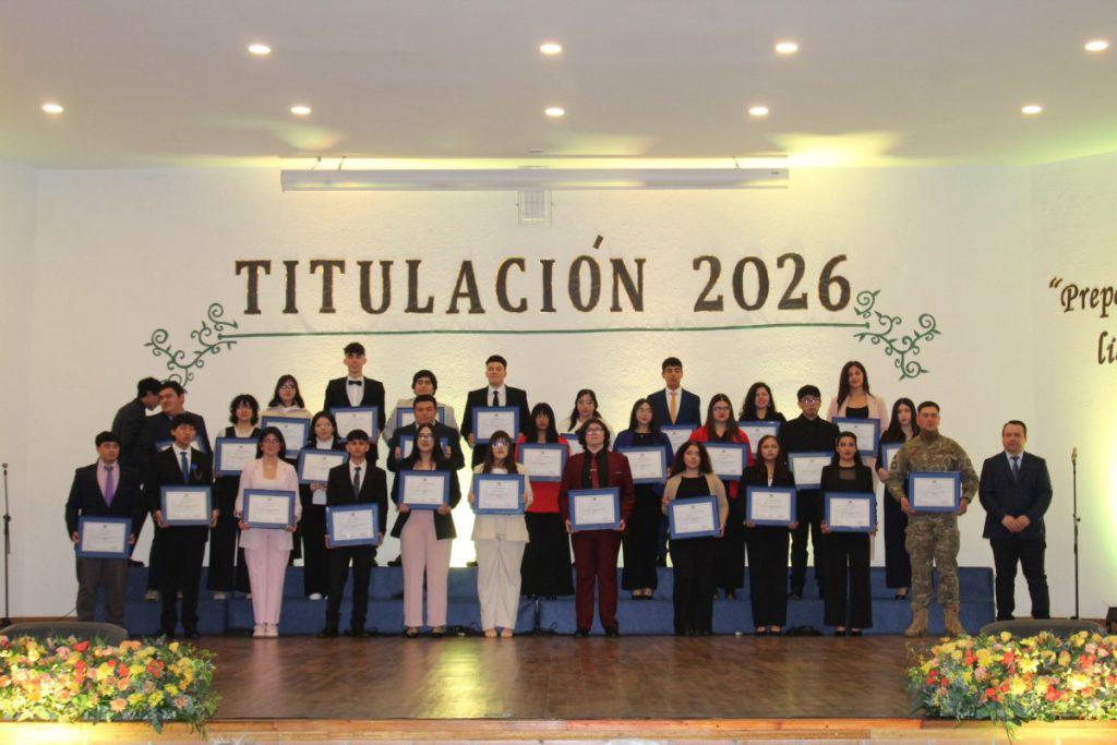 Acto académico de titulación Colegio Concepción "Los Acacios"